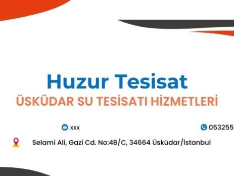 Huzur Tesisat Üsküdar