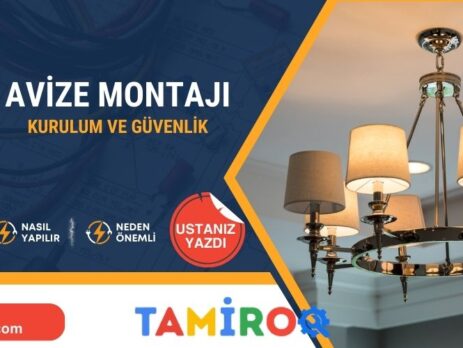 Avize Montajı Elektrik Güvenliği Kurallarına Uygun Yapılmalı