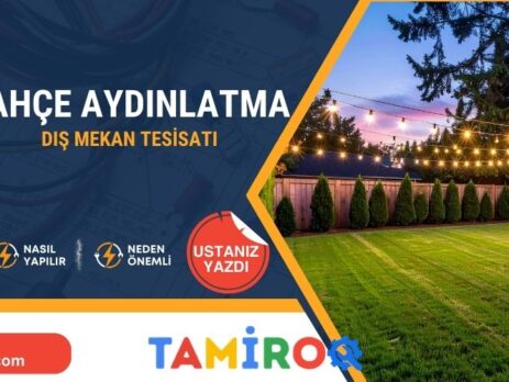 Bahçe Aydınlatma Tesisatı Dış Mekan Güvenliği Sağlar