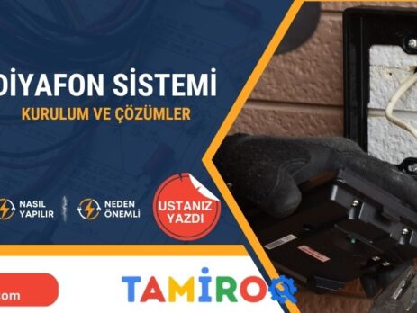 Diyafon Sistemi Kurulumu Apartmanlar İçin Çözüm