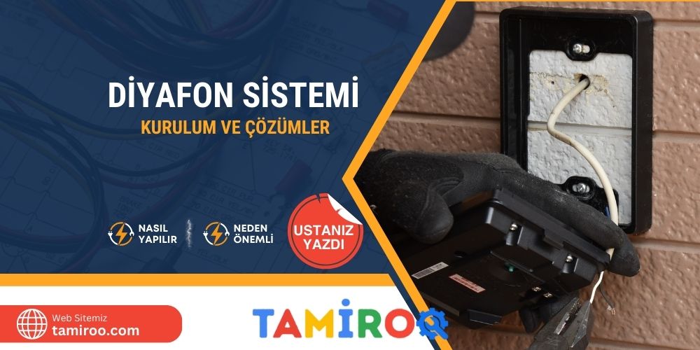 Diyafon Sistemi Kurulumu Apartmanlar İçin Çözüm