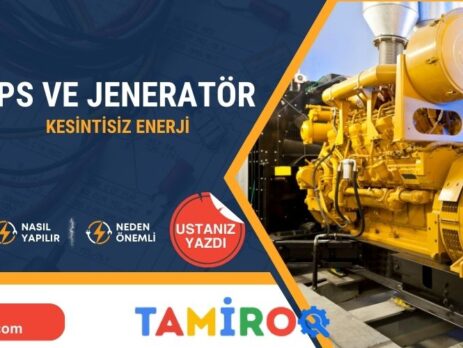 UPS ve Jeneratör Bağlantısı Kesintisiz Enerji Sağlar