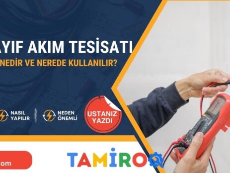 Zayıf Akım Tesisatı Nedir ve Nerelerde Kullanılır